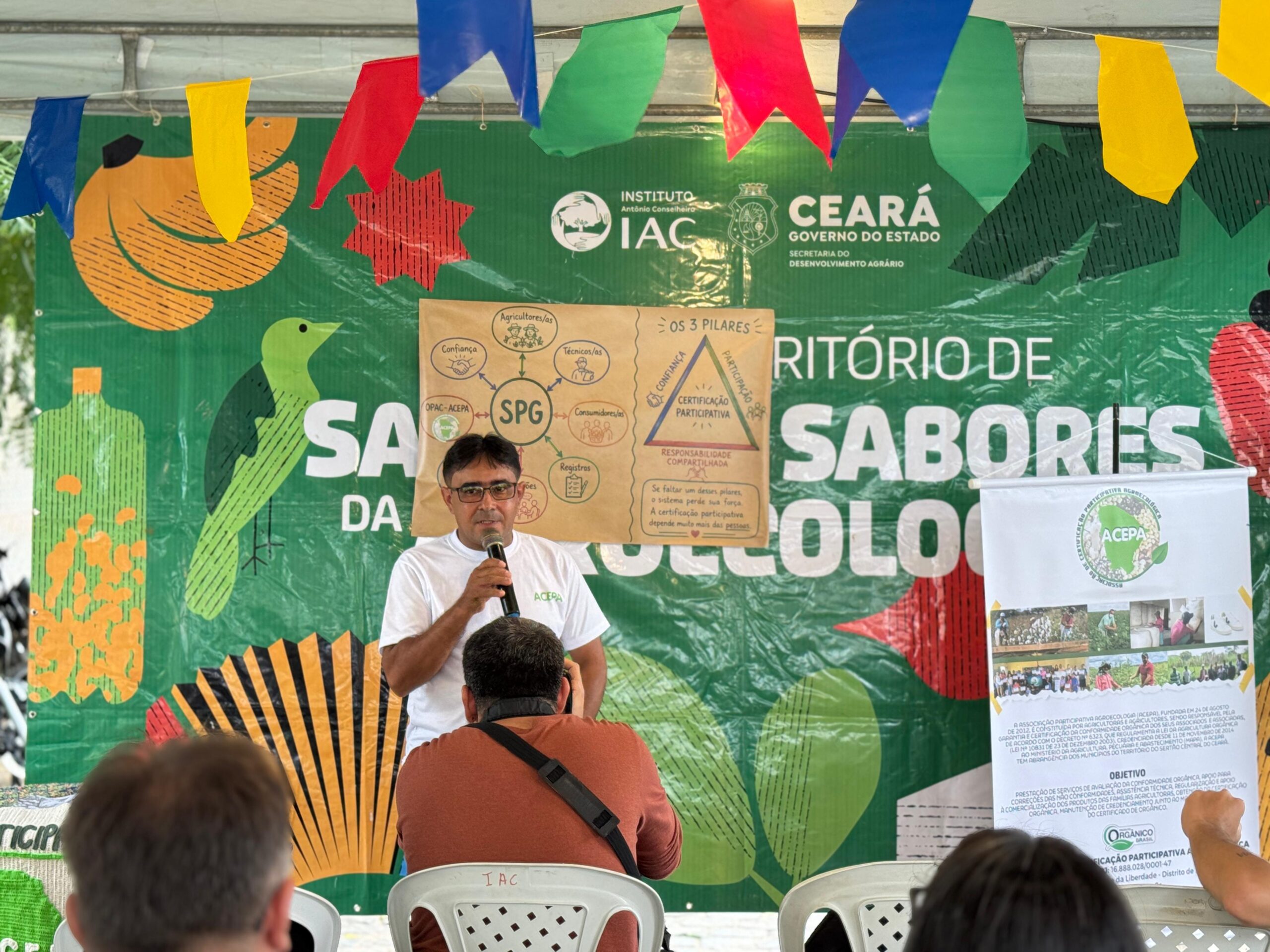 Certificação participativa é tema de roda de conversa durante a Feira do Espaço Agroecológico Antônio Conselheiro